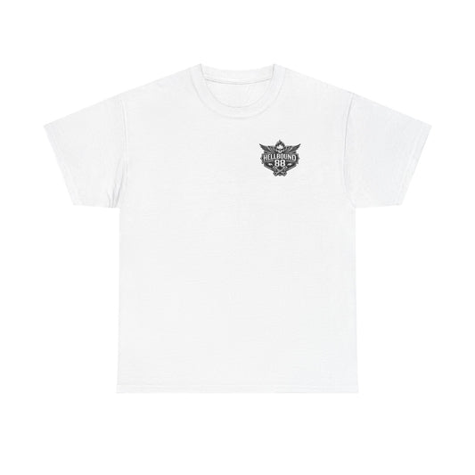Hellbound88 Dragon Skull Motorcycle T-Shirt/ Vintage Biker Graphic Tee