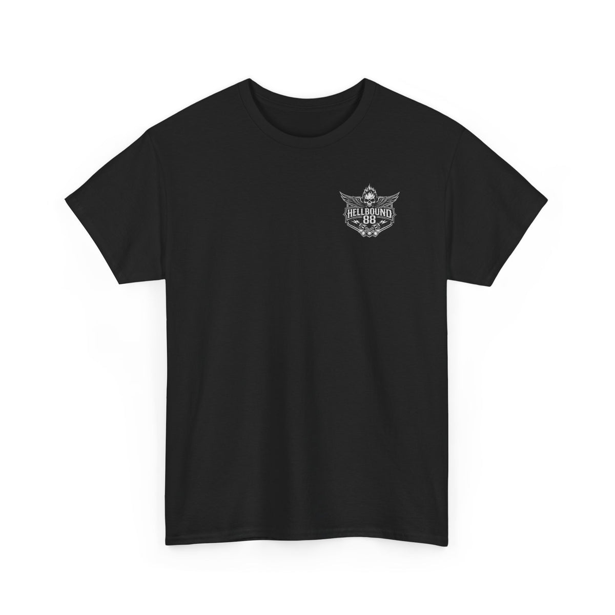 Hellbound88 Dead End Motorcycle T-Shirt/ Vintage Biker Graphic Tee